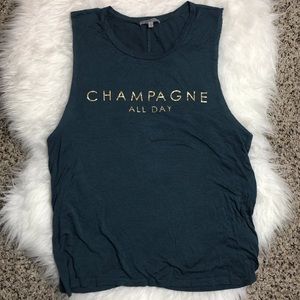 Charlotte Russe Champagne All Day tank